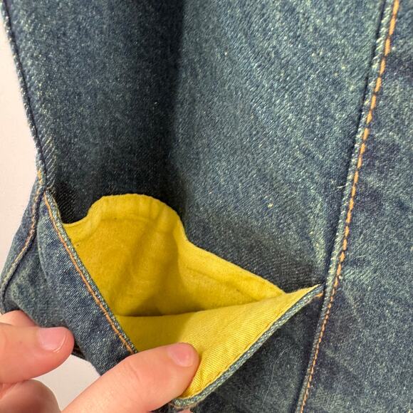 NWT Milwaukee Leather MDL4000 Women's Blue Plain Side 4 Snap Front Denim Vest - Picture 4 of 10